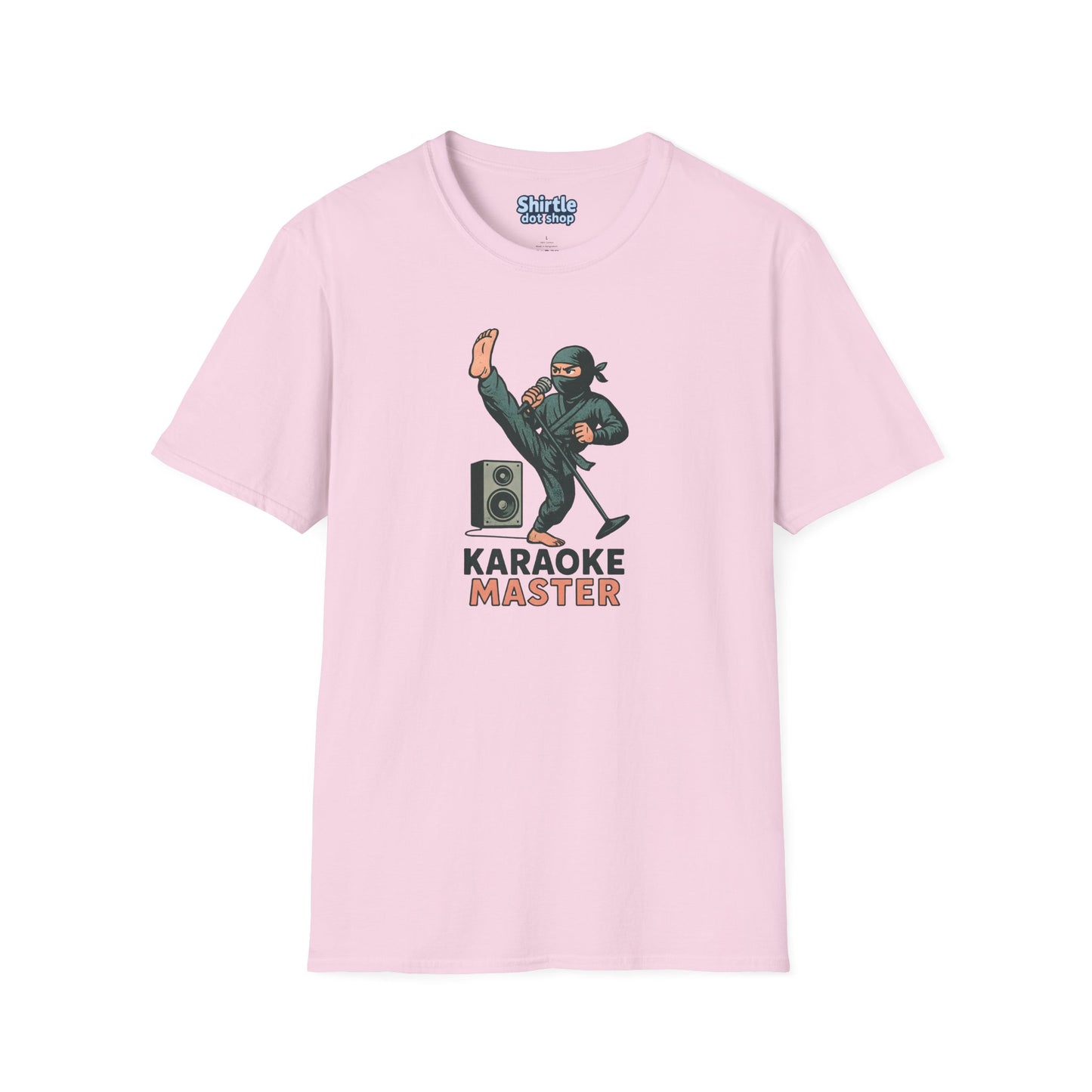 Karaoke Master T-Shirt*Flat*Light Pink