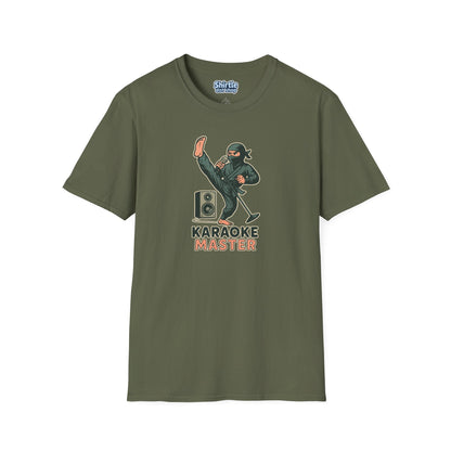 Karaoke Master T-Shirt*Flat*Military Green