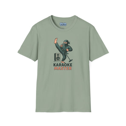 Karaoke Master T-Shirt*Flat*Sage
