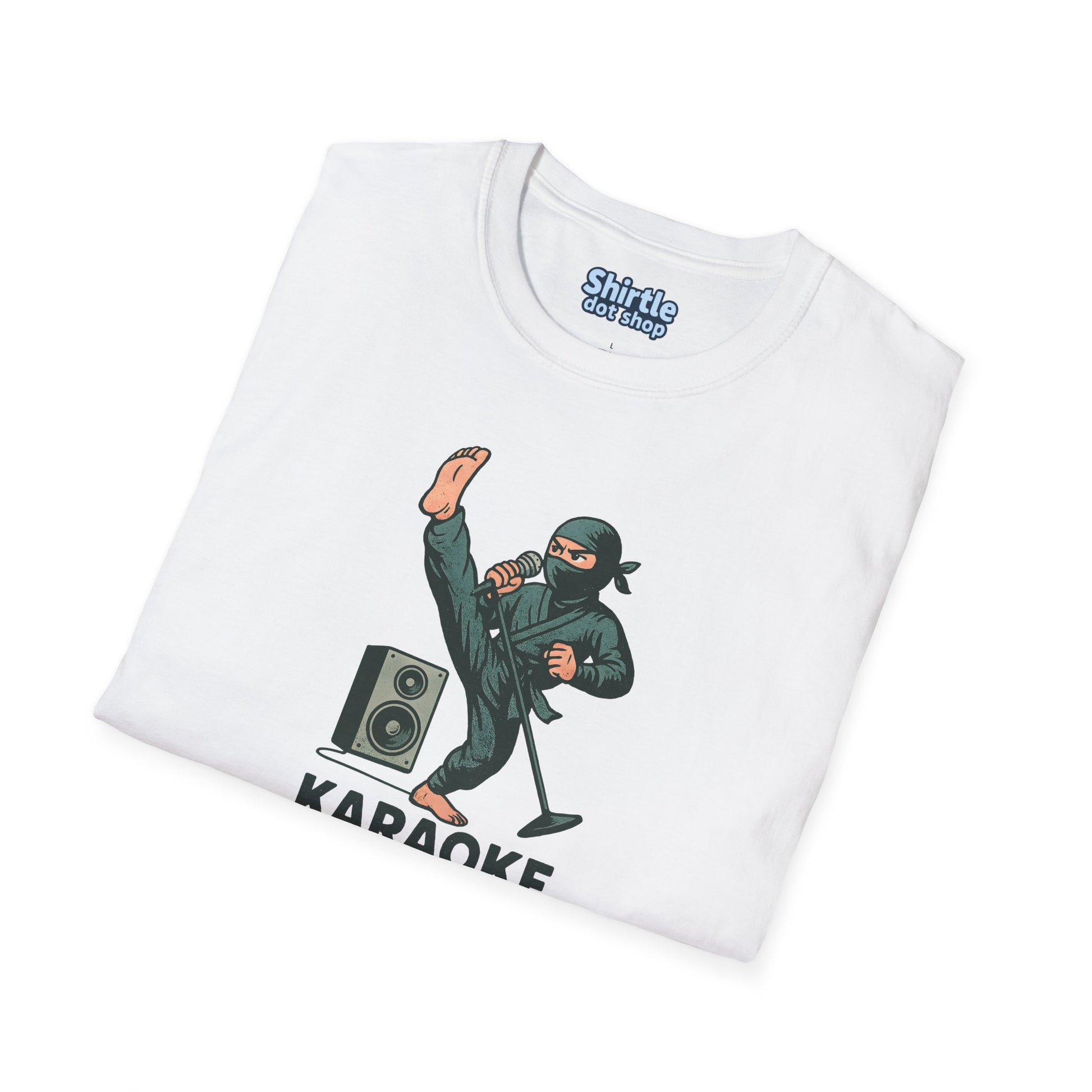 Karaoke Master T-Shirt*Folded*White