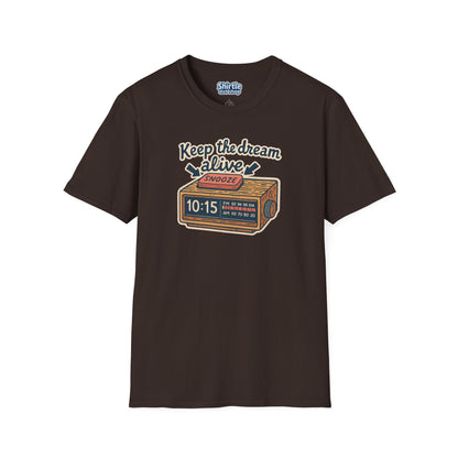 Keep the Dream Alive T-shirt*Flat*Dark Chocolate