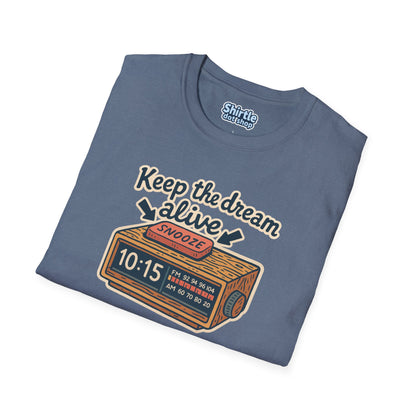 Keep the Dream Alive T-shirt*Folded*Heather Indigo