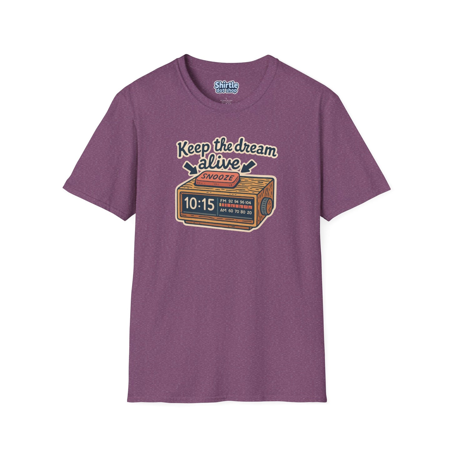 Keep the Dream Alive T-shirt*Flat*Heather Maroon