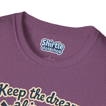 Keep the Dream Alive T-shirt*Tag*Heather Purple
