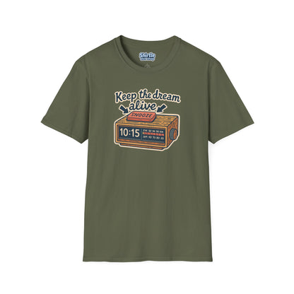 Keep the Dream Alive T-shirt*Flat*Military Green