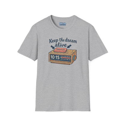 Keep the Dream Alive T-shirt*Flat*Sport Grey