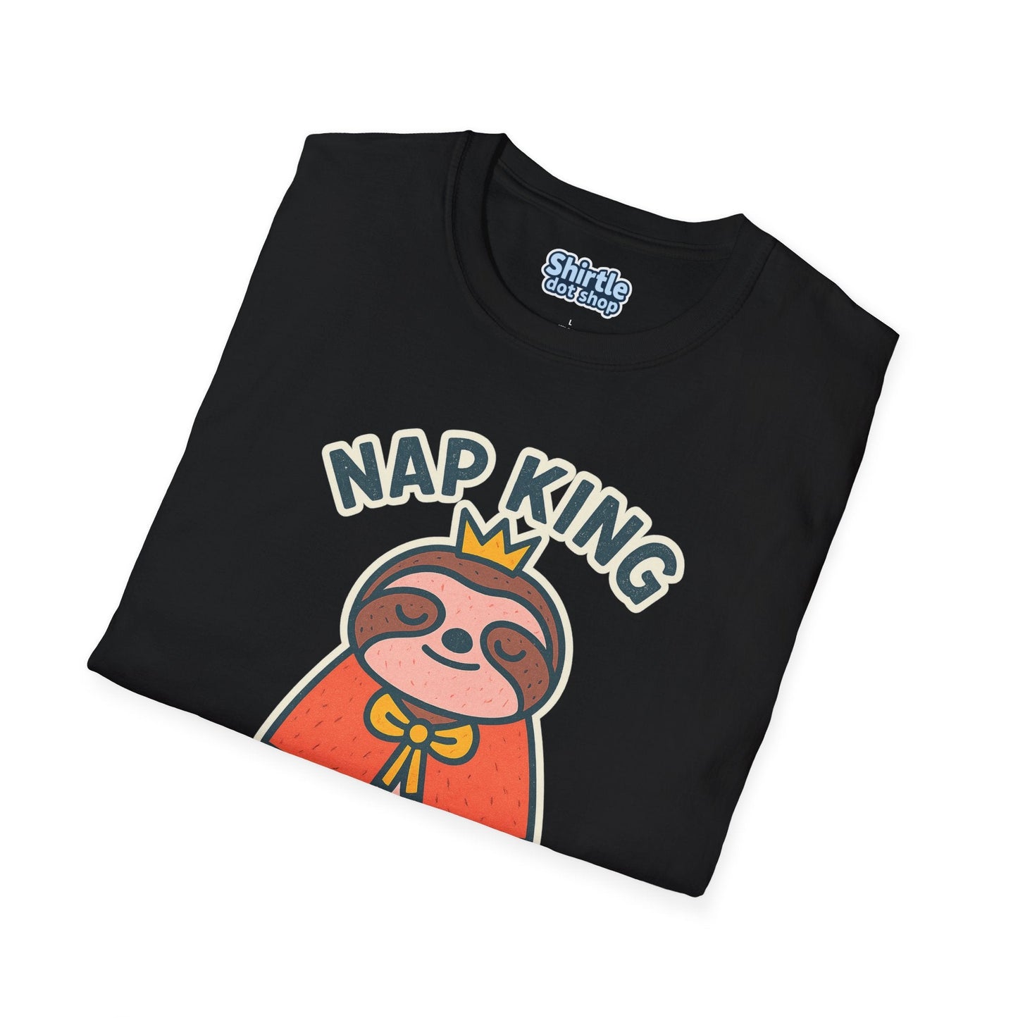 Nap King T-shirt*Folded*Black