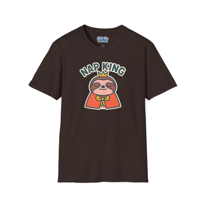 Nap King T-shirt*Flat*Dark Chocolate