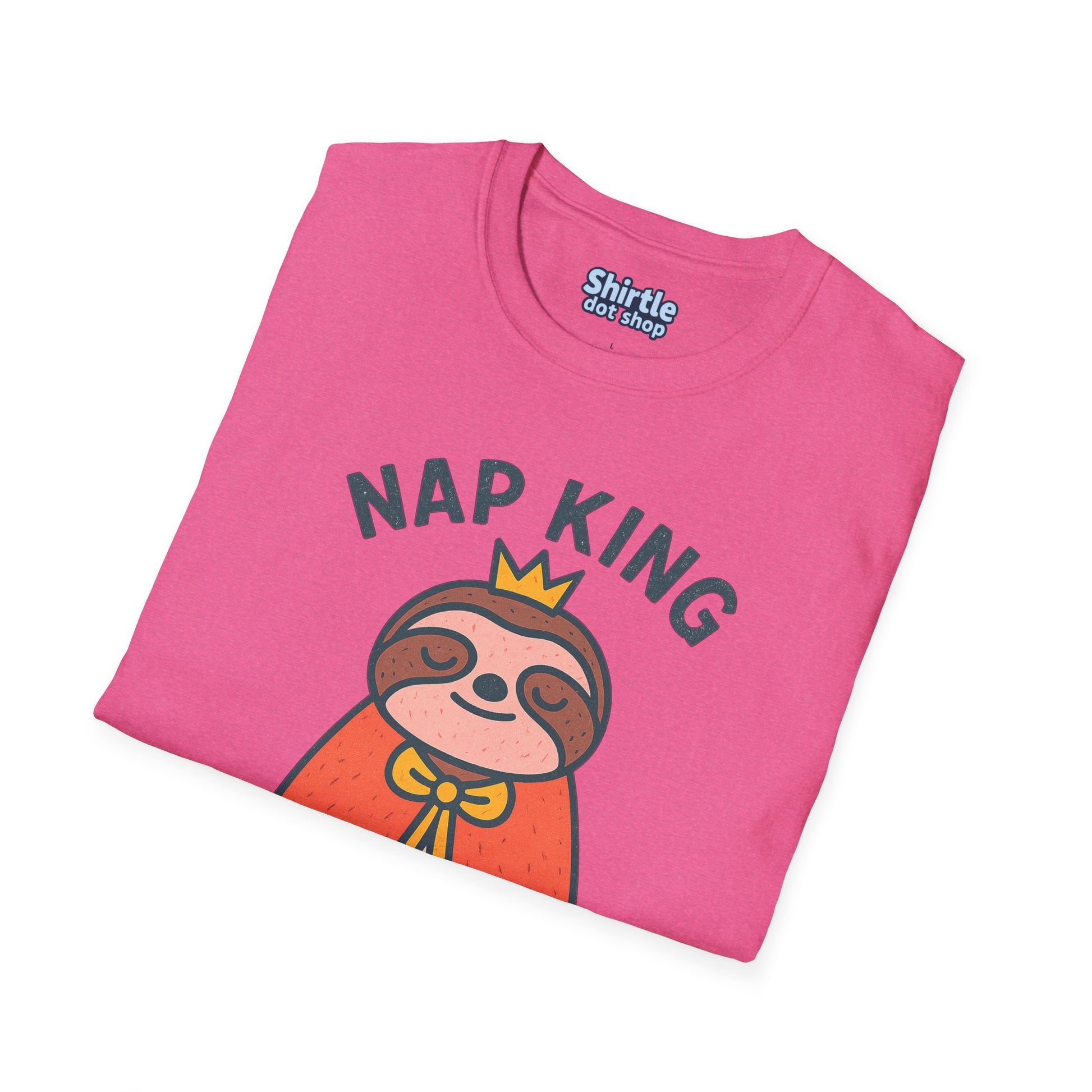 Nap King T-shirt*Folded*Heather Heliconia