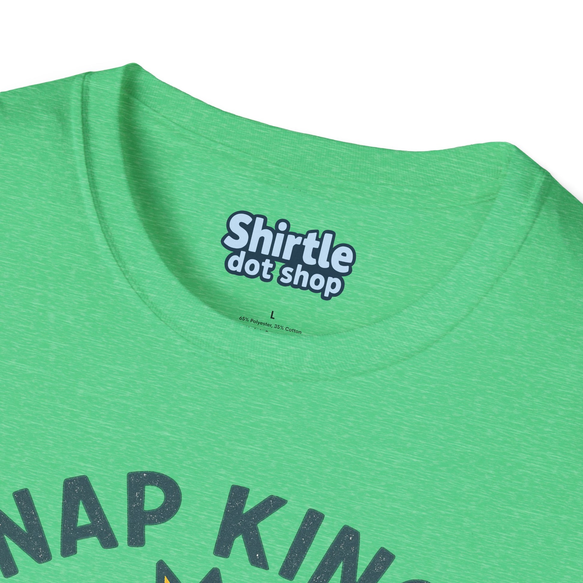 Nap King T-shirt*Tag*Heather Irish Green