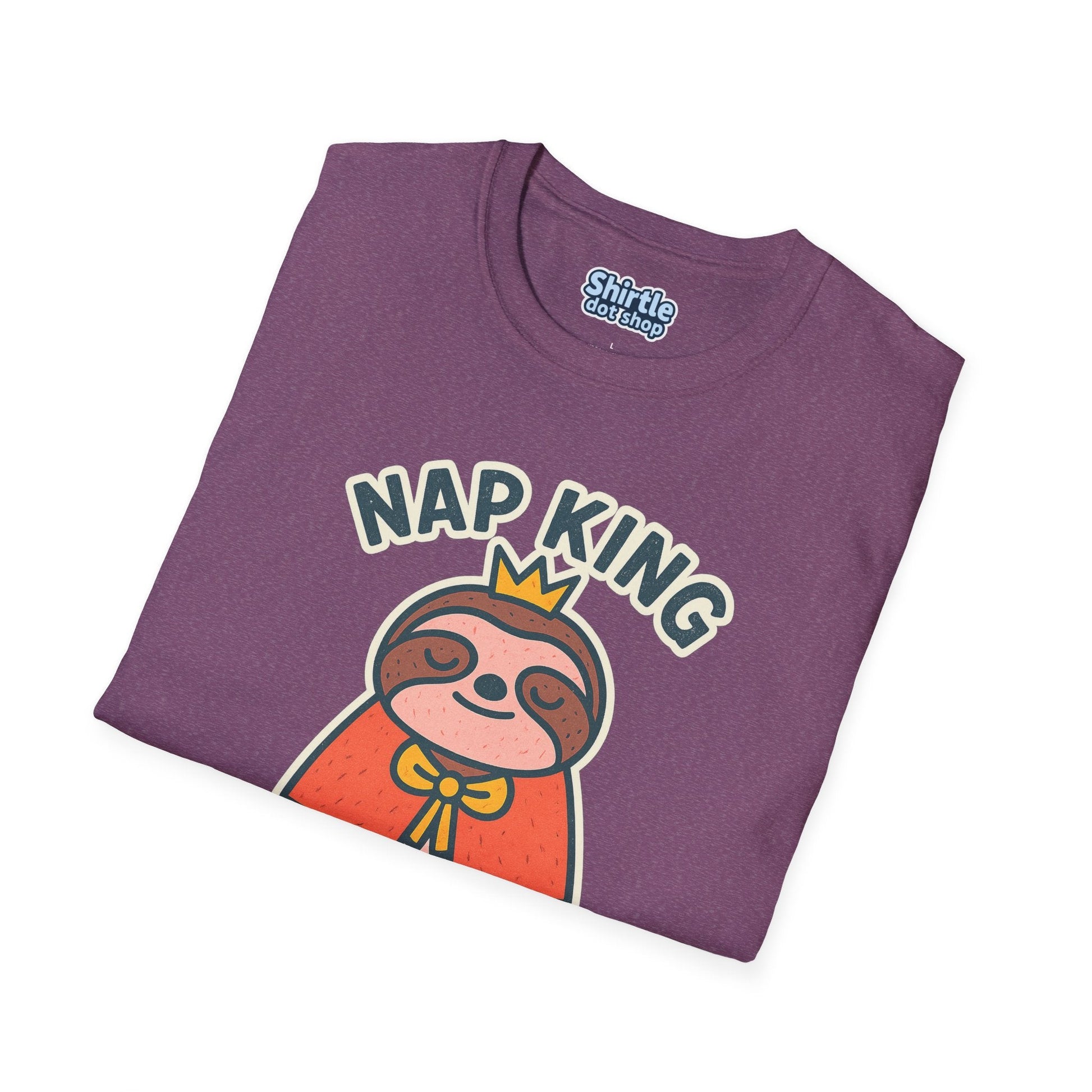 Nap King T-shirt*Folded*Heather Maroon