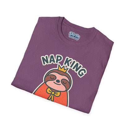 Nap King T-shirt*Folded*Heather Maroon