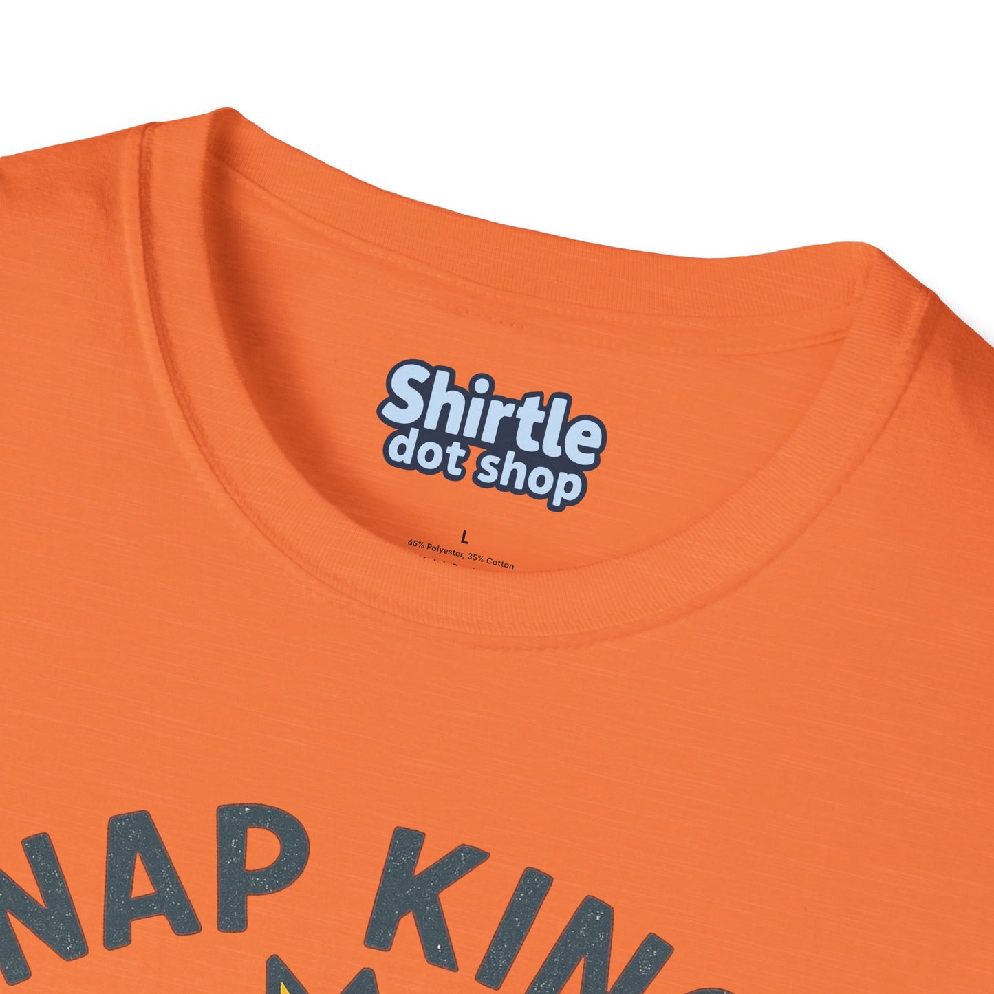 Nap King T-shirt*Tag*Heather Orange