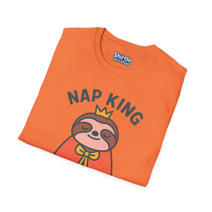 Nap King T-shirt*Folded*Heather Orange