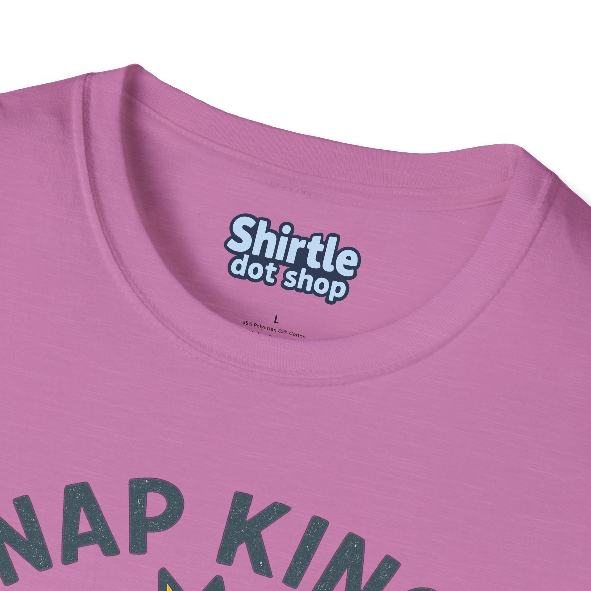Nap King T-shirt*Tag*Heather Radiant Orchid