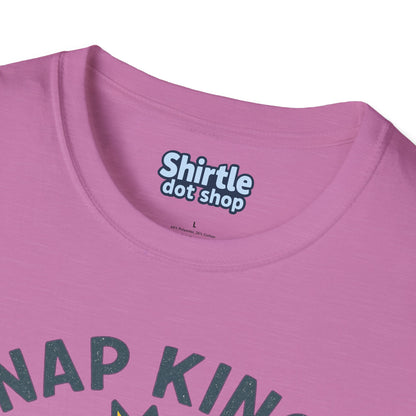Nap King T-shirt*Tag*Heather Radiant Orchid