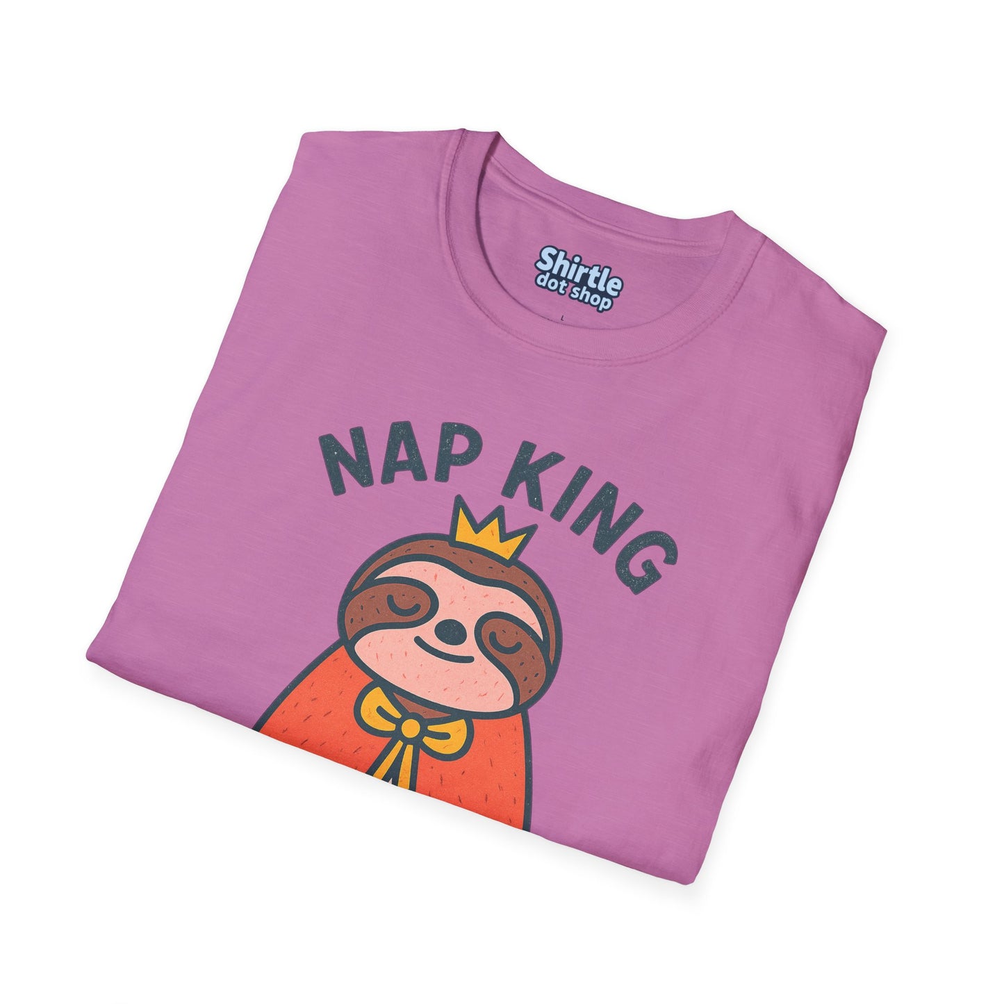 Nap King T-shirt*Folded*Heather Radiant Orchid