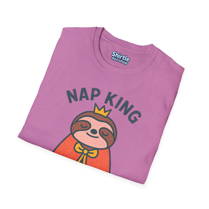 Nap King T-shirt*Folded*Heather Radiant Orchid