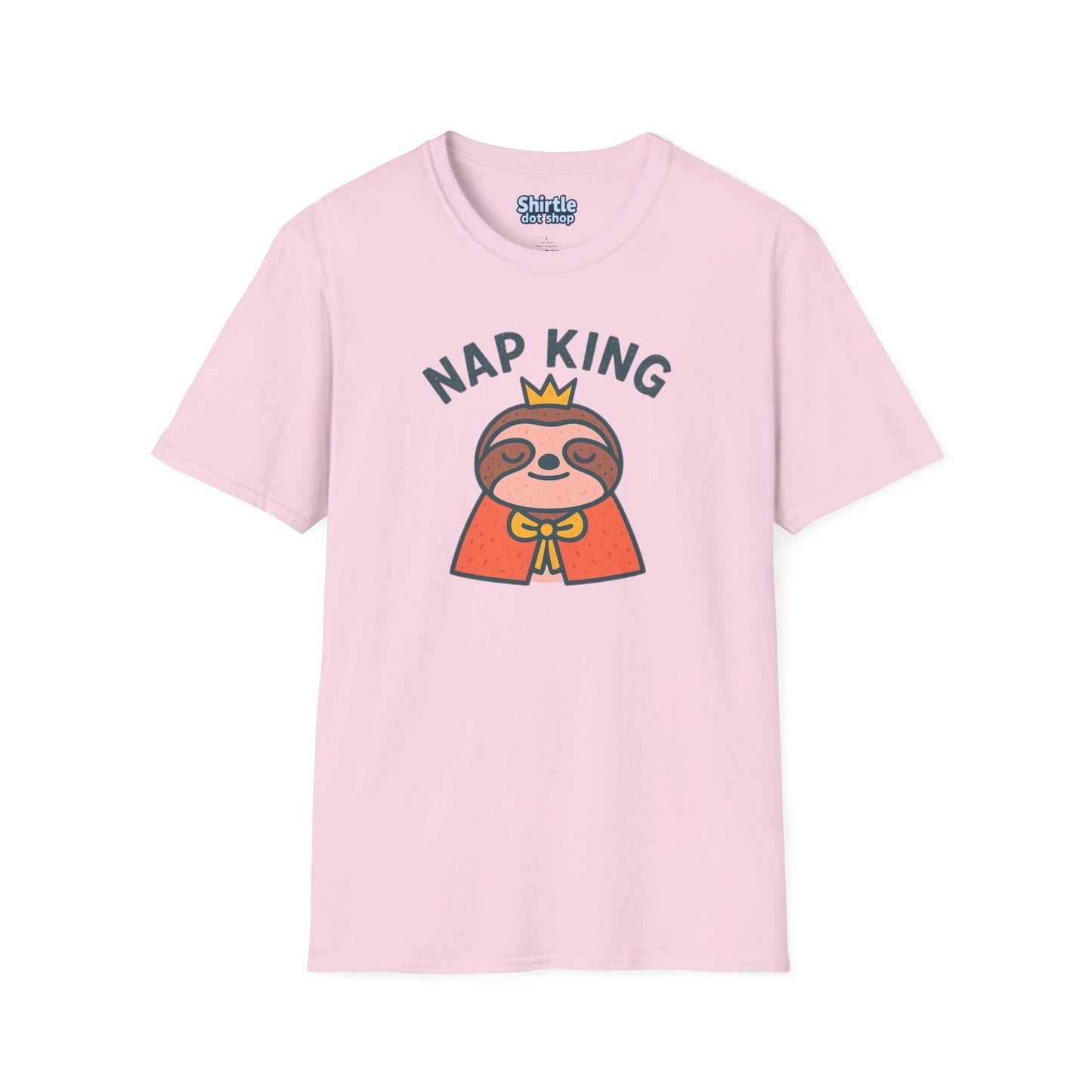 Nap King T-shirt*Flat*Light Pink