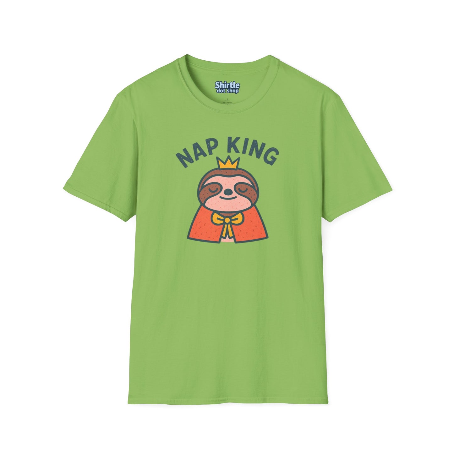Nap King T-shirt*Flat*Lime
