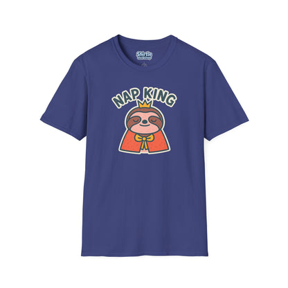 Nap King T-shirt*Flat*Metro Blue