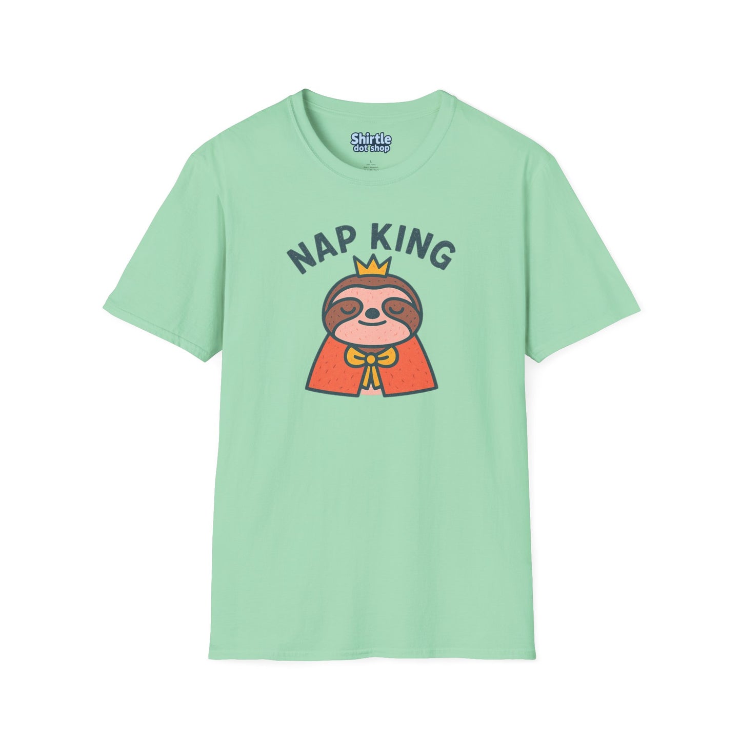Nap King T-shirt*Flat*Mint Green