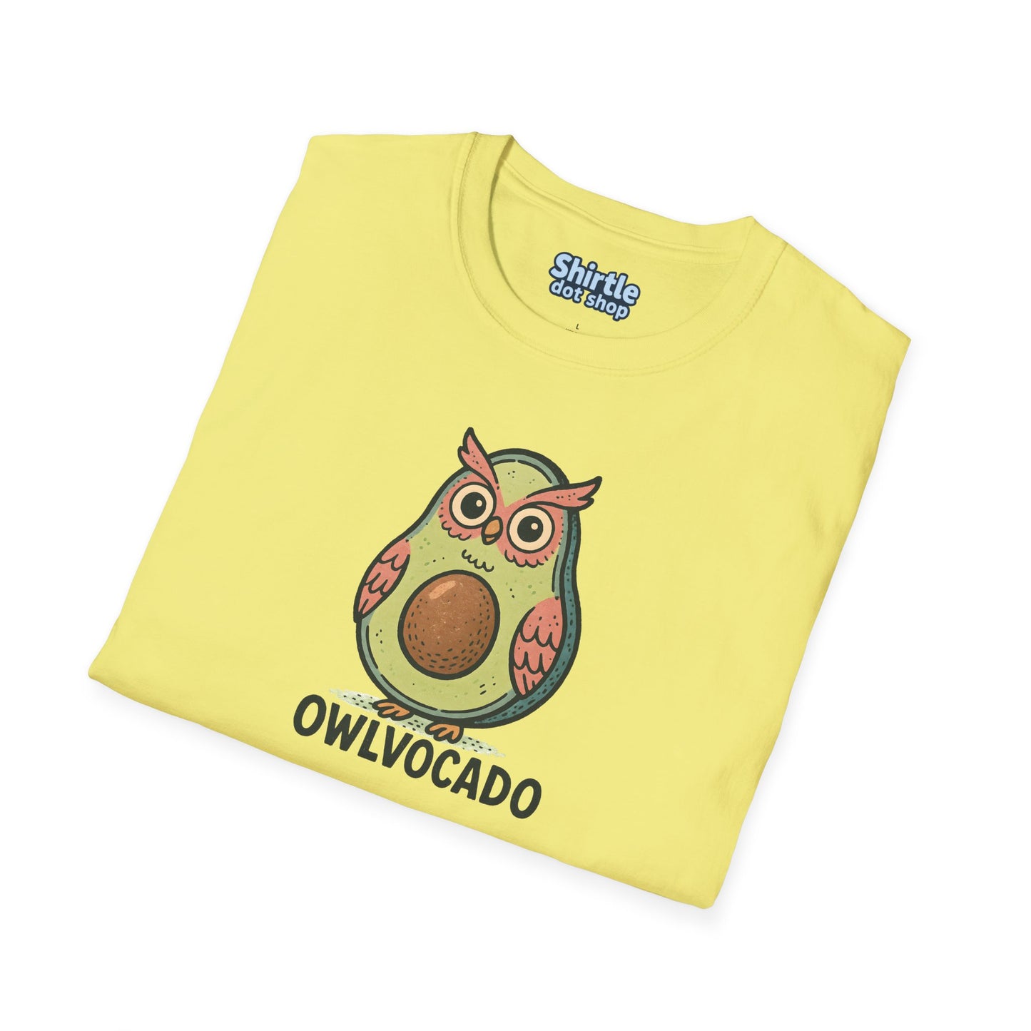 Owlvocado T-shirt*Folded*Cornsilk