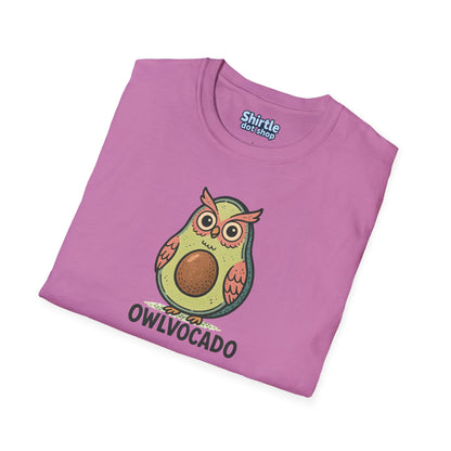 Owlvocado T-shirt*Folded*Heather Radiant Orchid