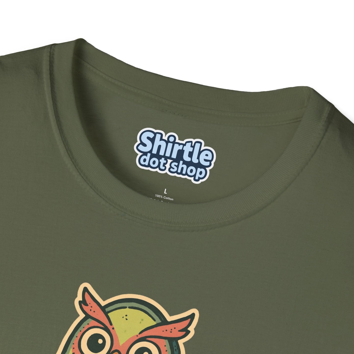Owlvocado T-shirt*Tag*Military Green