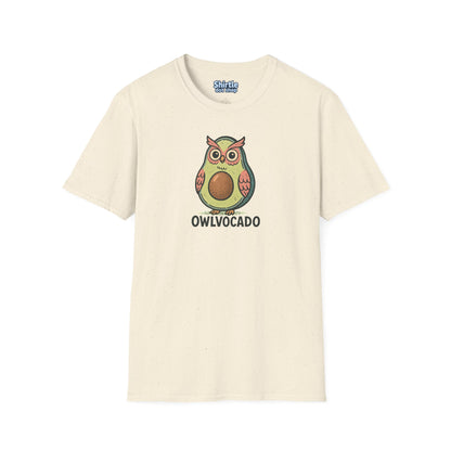 Owlvocado T-shirt*Flat*Natural