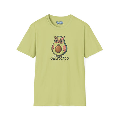 Owlvocado T-shirt*Flat*Pistachio