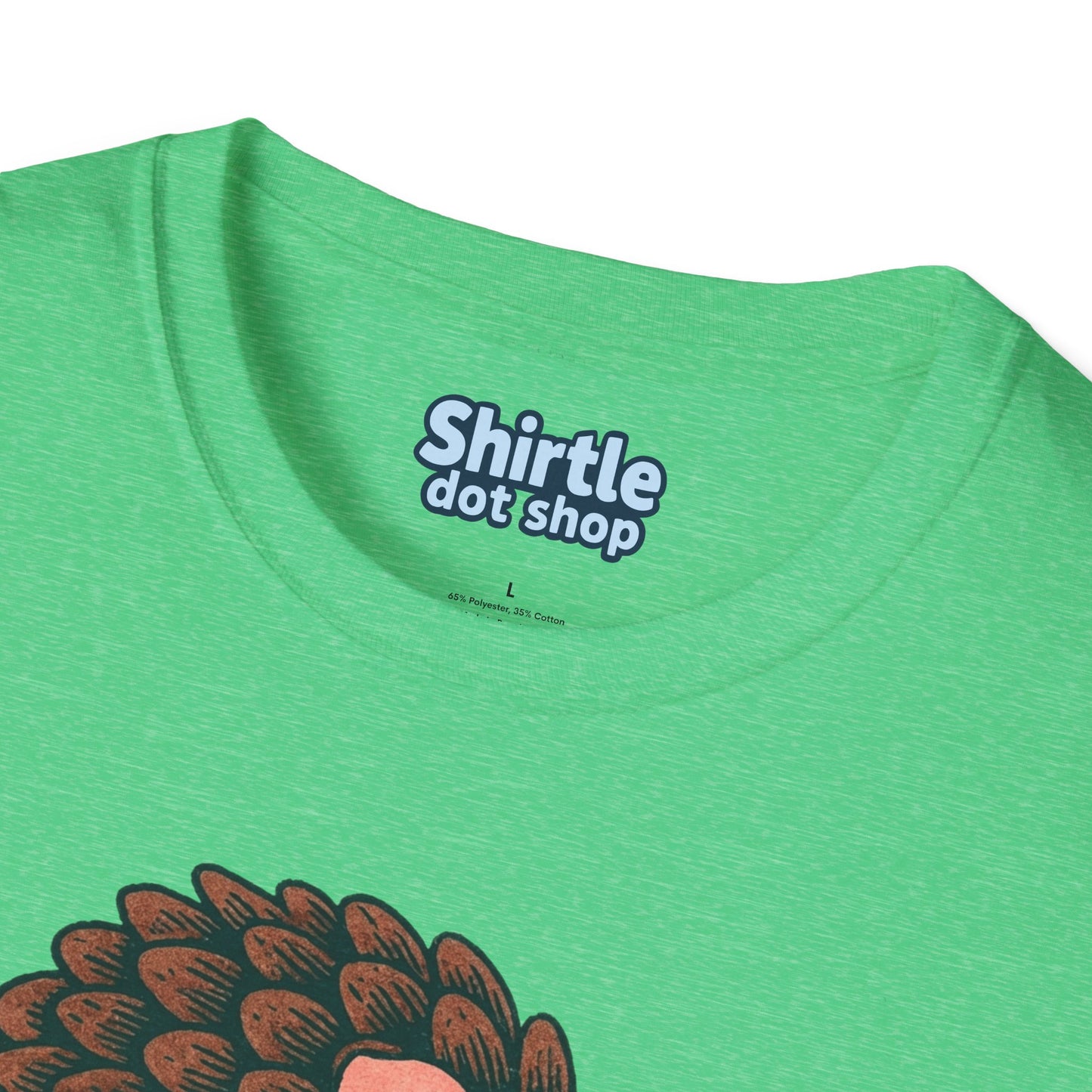 Pork-U-Pine T-shirt*Tag*Heather Irish Green
