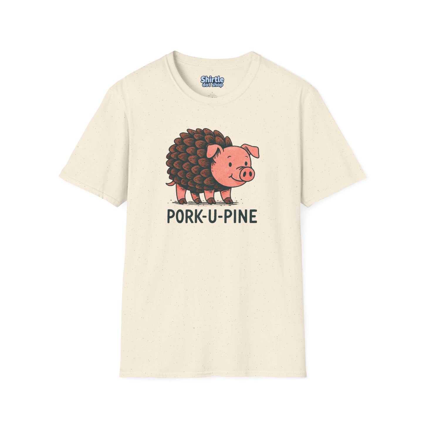 Pork-U-Pine T-shirt*Flat*Natural