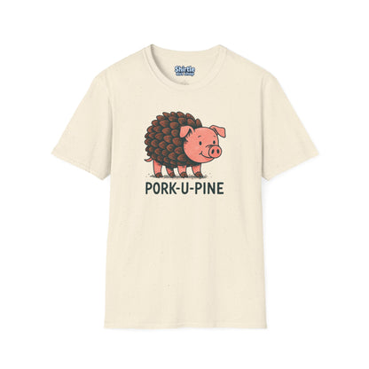 Pork-U-Pine T-shirt*Flat*Natural