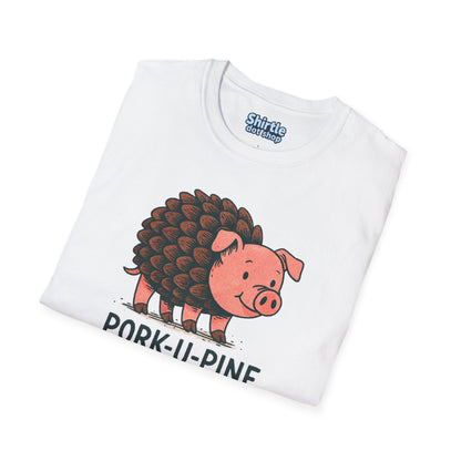 Pork-U-Pine T-shirt*Folded*White