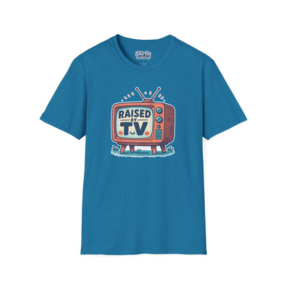 Raised by T.V. T-shirt*Flat*Antique Sapphire