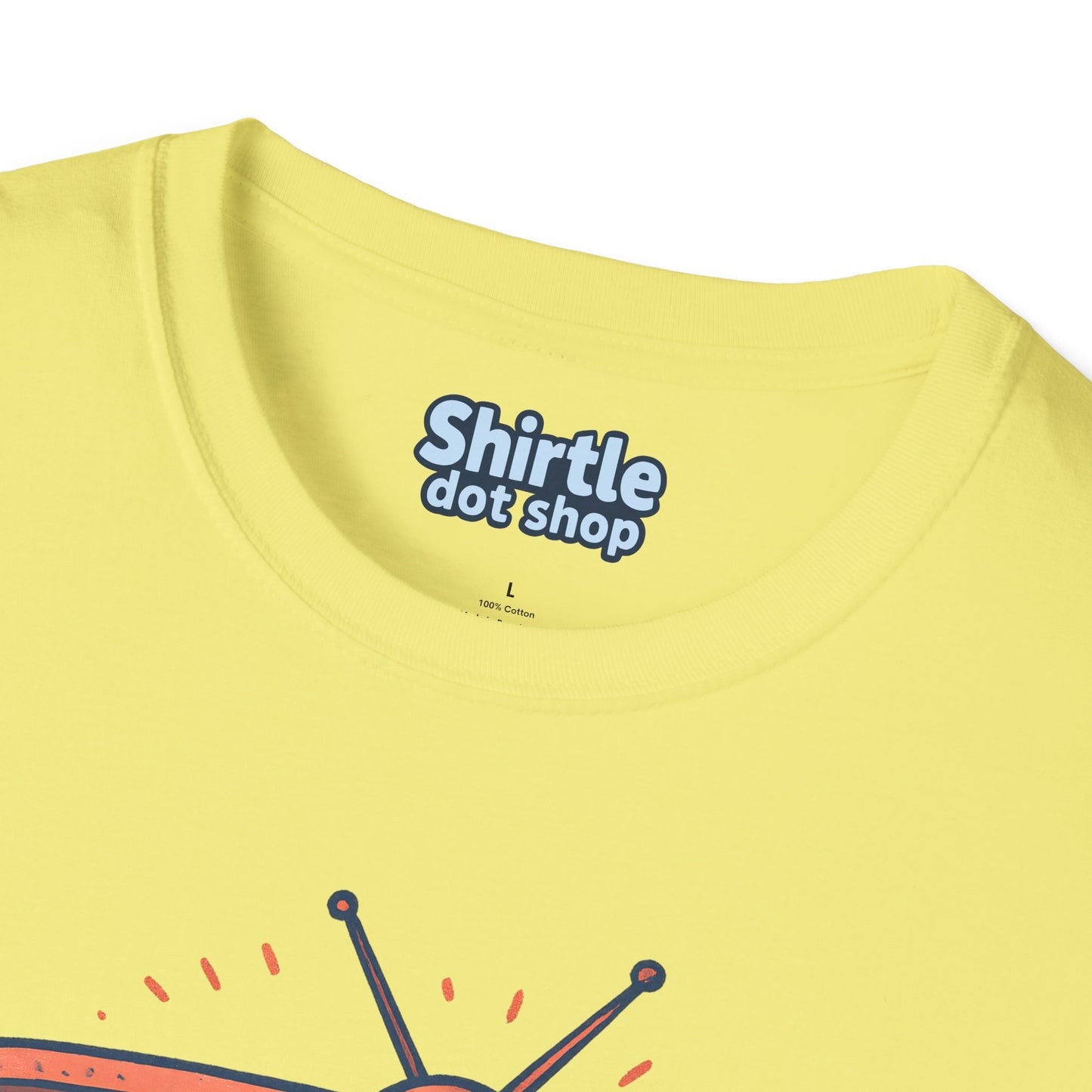 Raised by T.V. T-shirt*Tag*Cornsilk