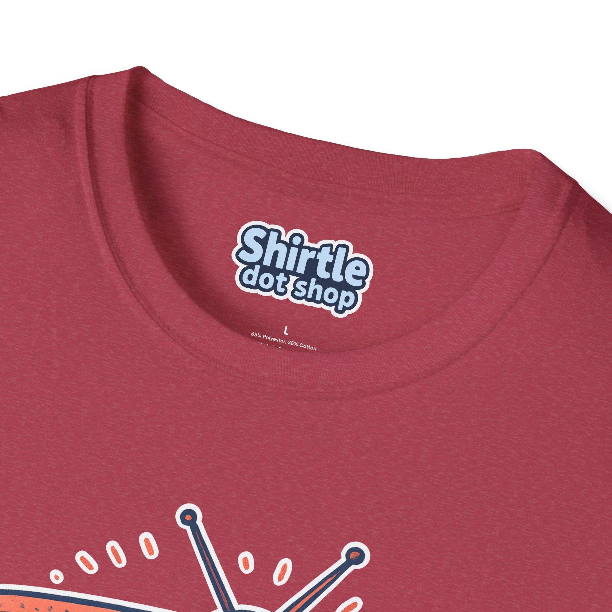 Raised by T.V. T-shirt*Tag*Heather Cardinal