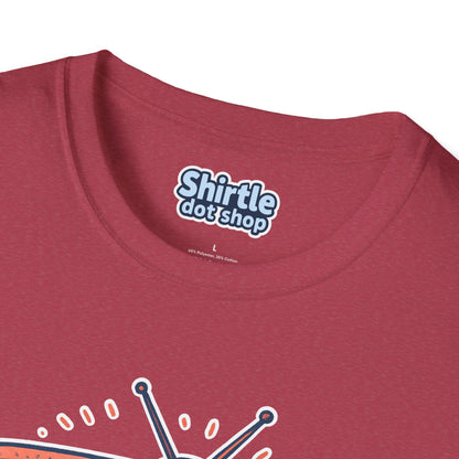 Raised by T.V. T-shirt*Tag*Heather Cardinal