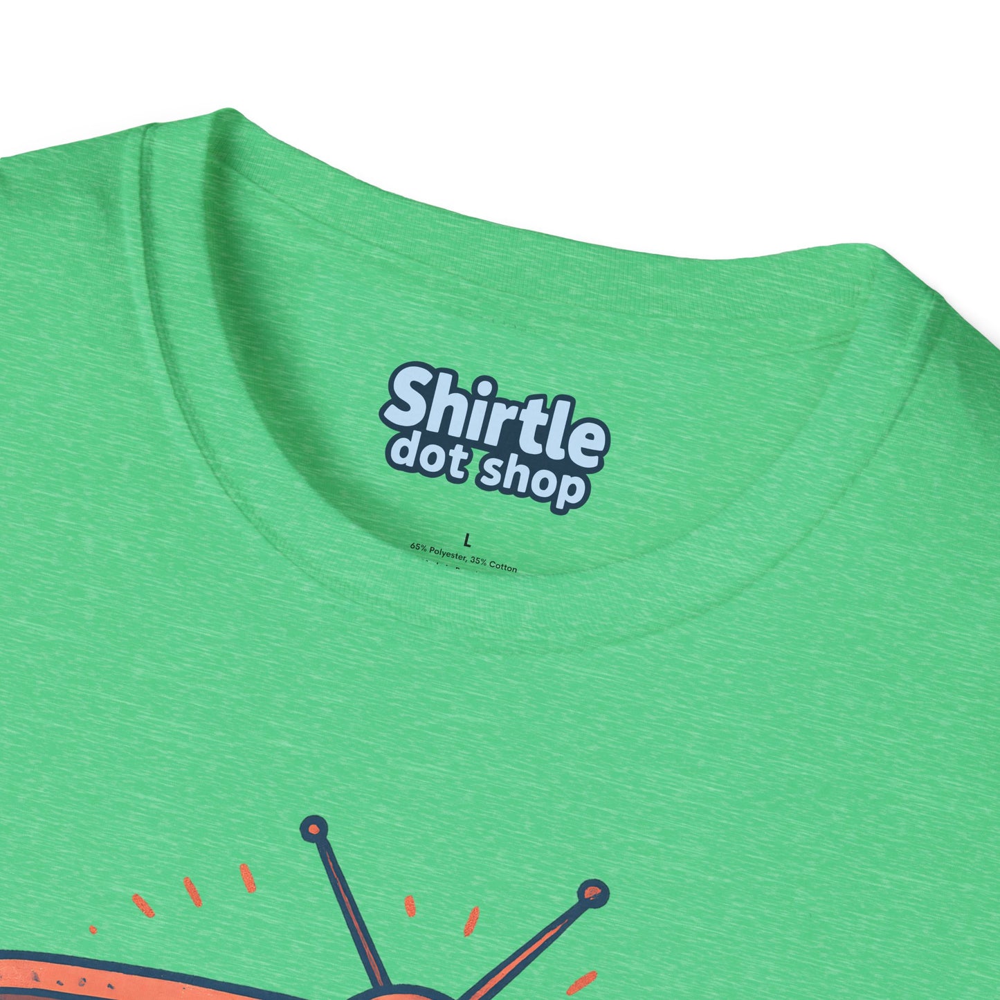 Raised by T.V. T-shirt*Tag*Heather Irish Green