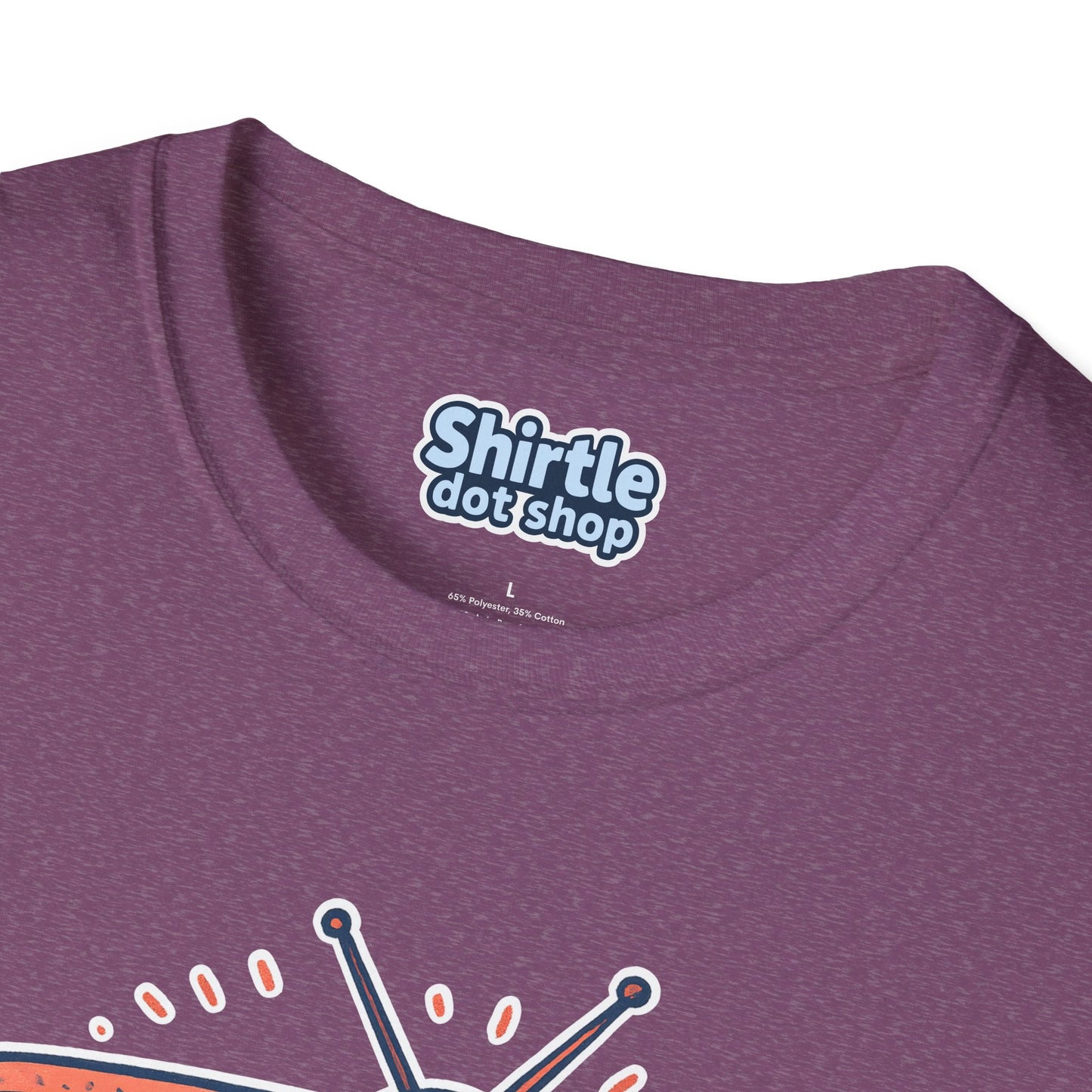 Raised by T.V. T-shirt*Tag*Heather Maroon