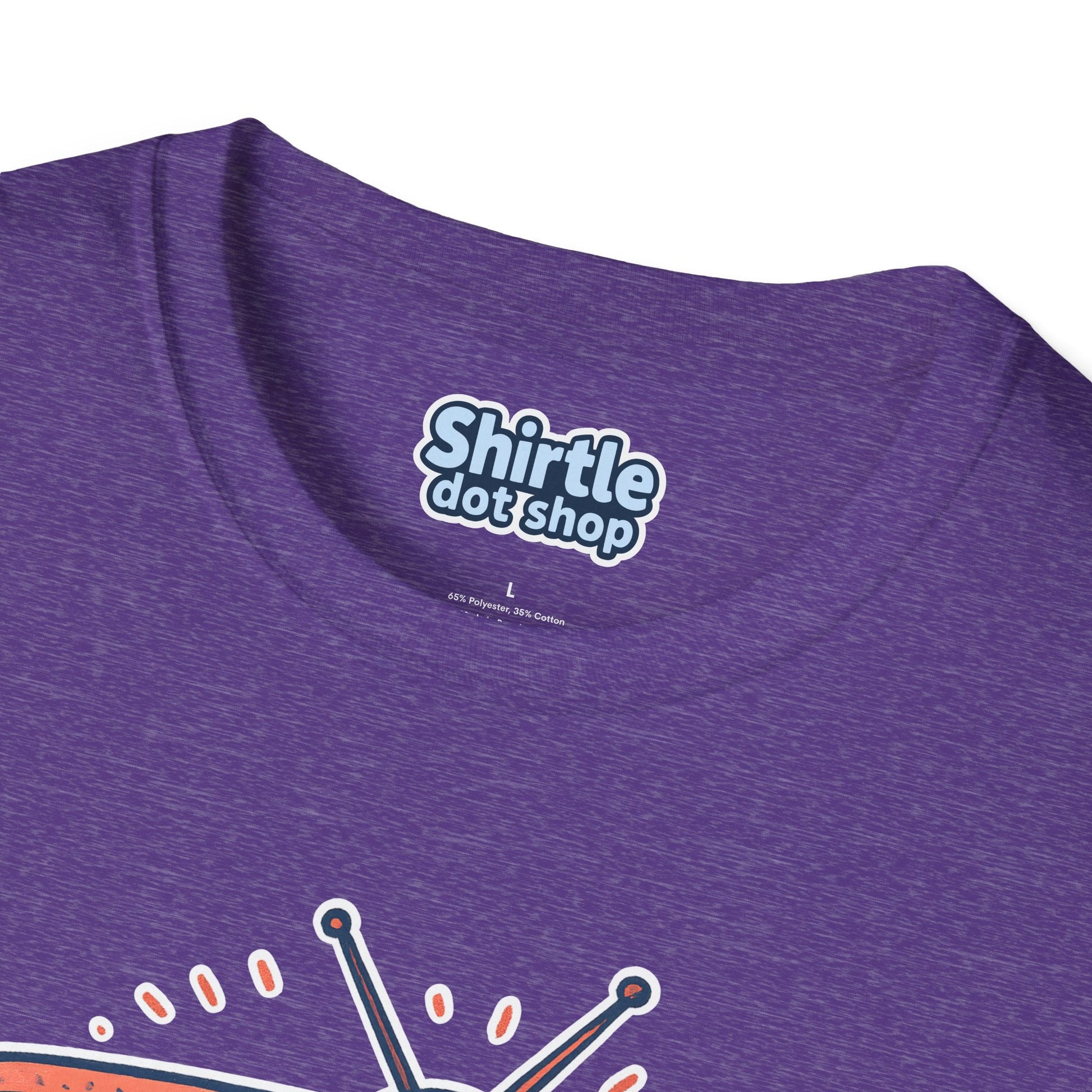 Raised by T.V. T-shirt*Tag*Heather Purple