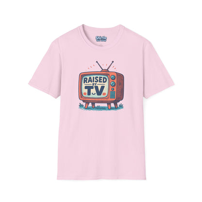 Raised by T.V. T-shirt*Flat*Light Pink