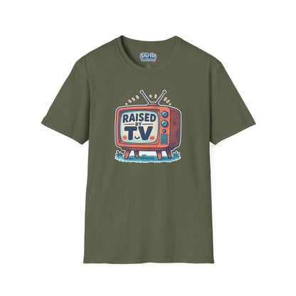 Raised by T.V. T-shirt*Flat*Military Green