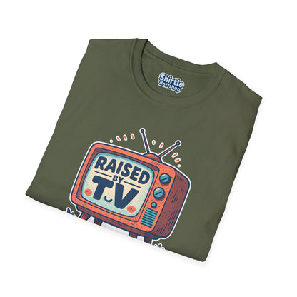 Raised by T.V. T-shirt*Folded*Military Green