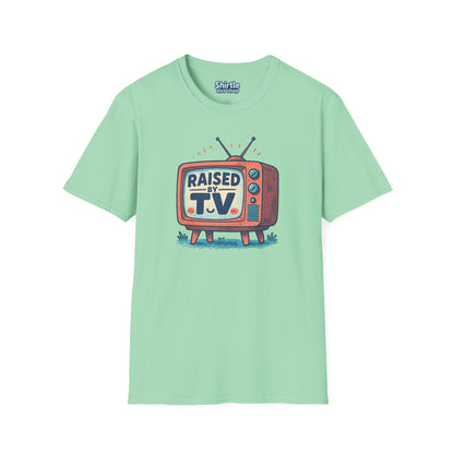 Raised by T.V. T-shirt*Flat*Mint Green