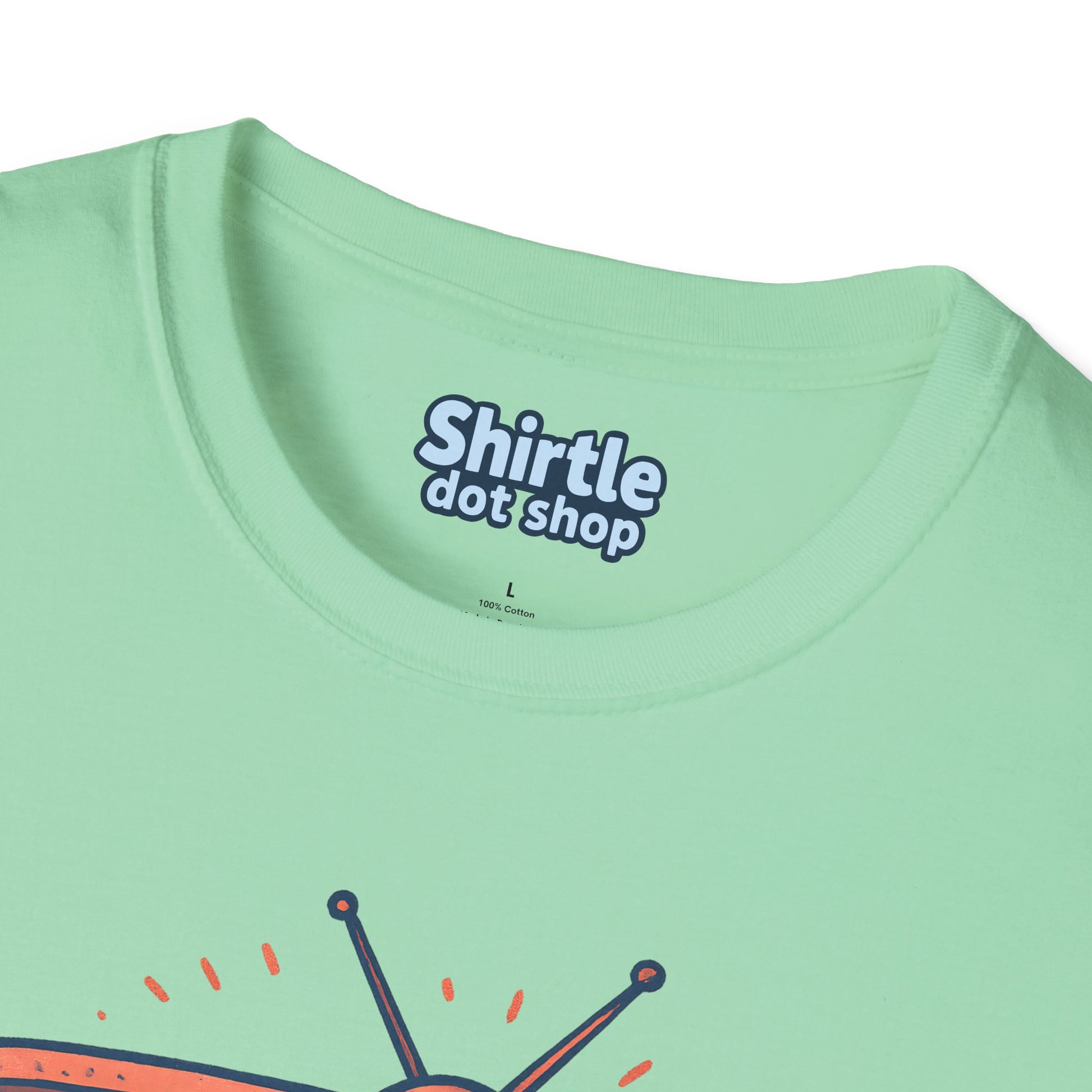 Raised by T.V. T-shirt*Tag*Mint Green